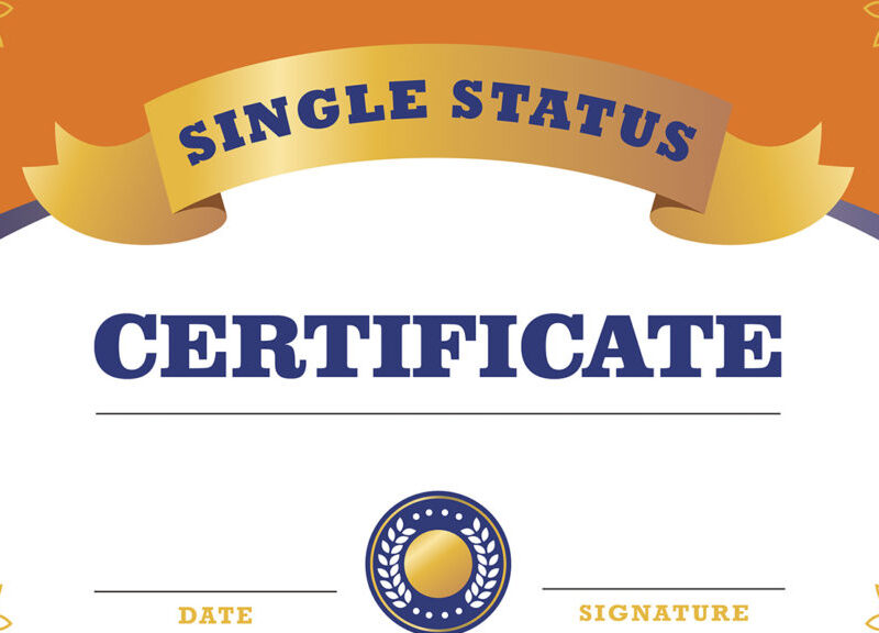 How Can You Get a Single Status Certificate?